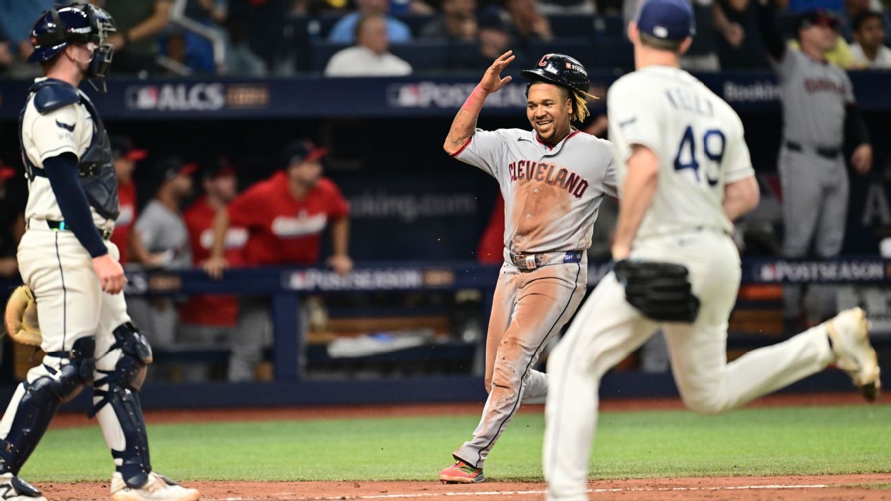 Follow live: Guardians face Rays in Game 2, look to take control of ALCS