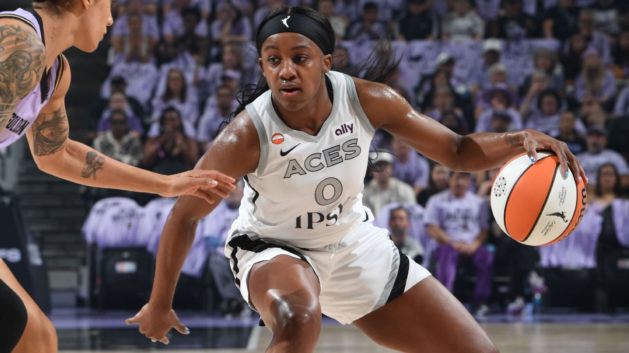 'Built for these moments': How Jackie Young looks to lead Aces back in WNBA semifinals