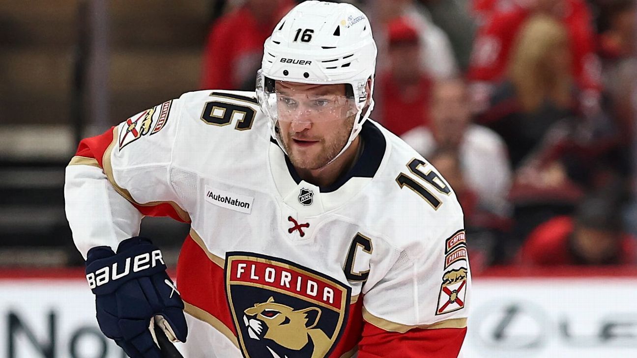 Panthers captain Barkov, who missed all of 2025-26, to IR after 2 games