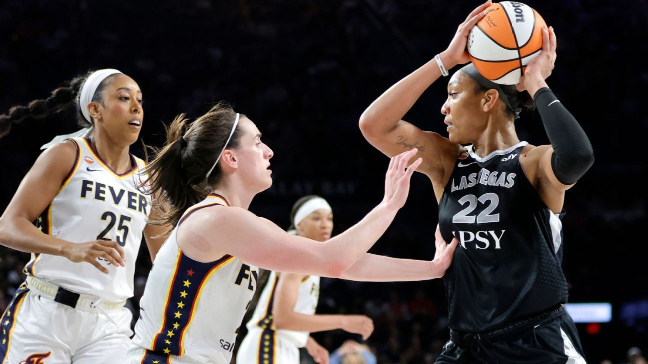 WNBA playoffs: Fever defeat Aces to take Game 2