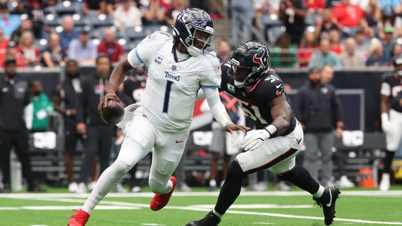 Texans, Titans face off desperately seeking first win after 0-4 starts