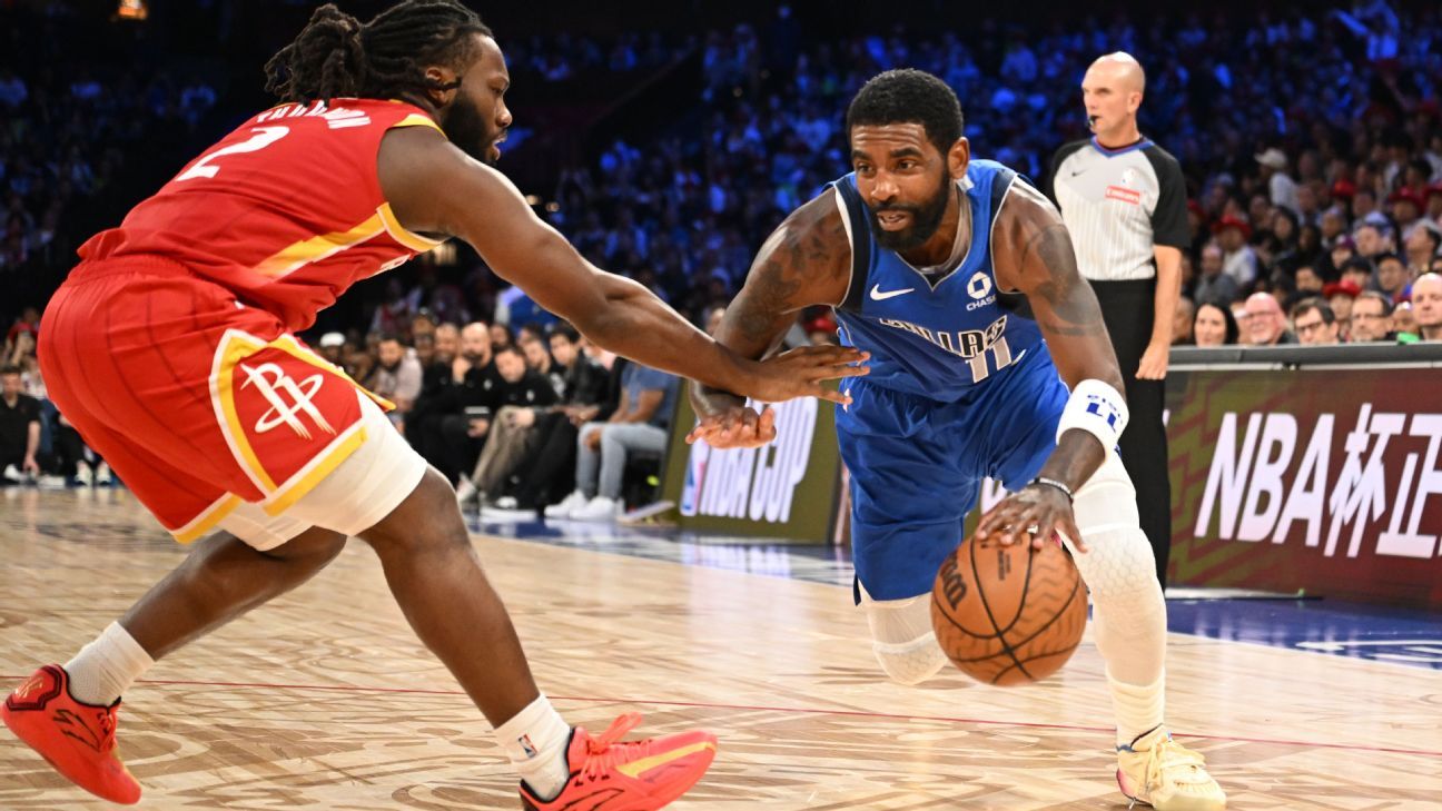 Kyrie makes long-awaited return, dazzles in Mavs' China preseason game