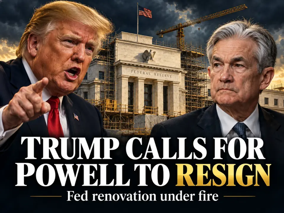 Trump calls for Powell to resign over Fed renovation, asks attorney general to review report