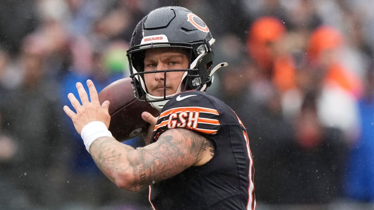 Source: Bears expected to start QB Bagent vs. Jets