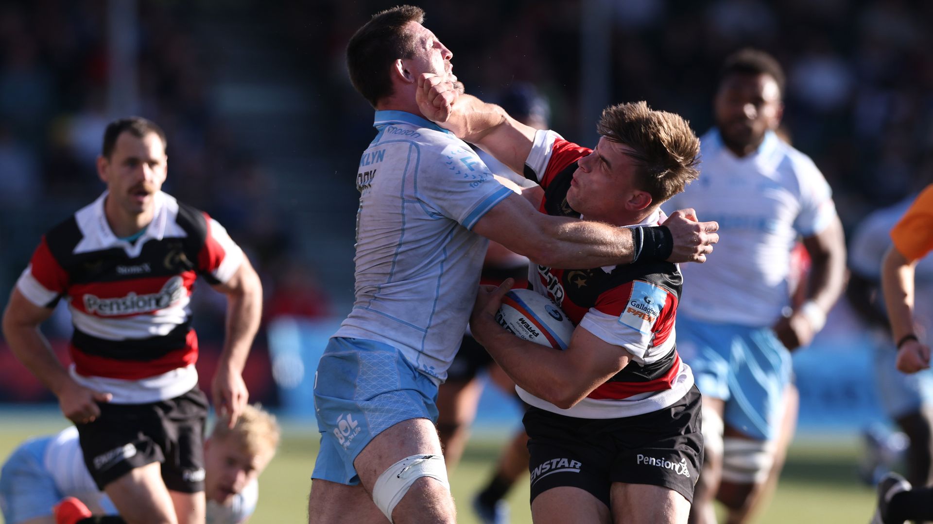 Sale defy Vermeulen's first-half red card to beat Saracens