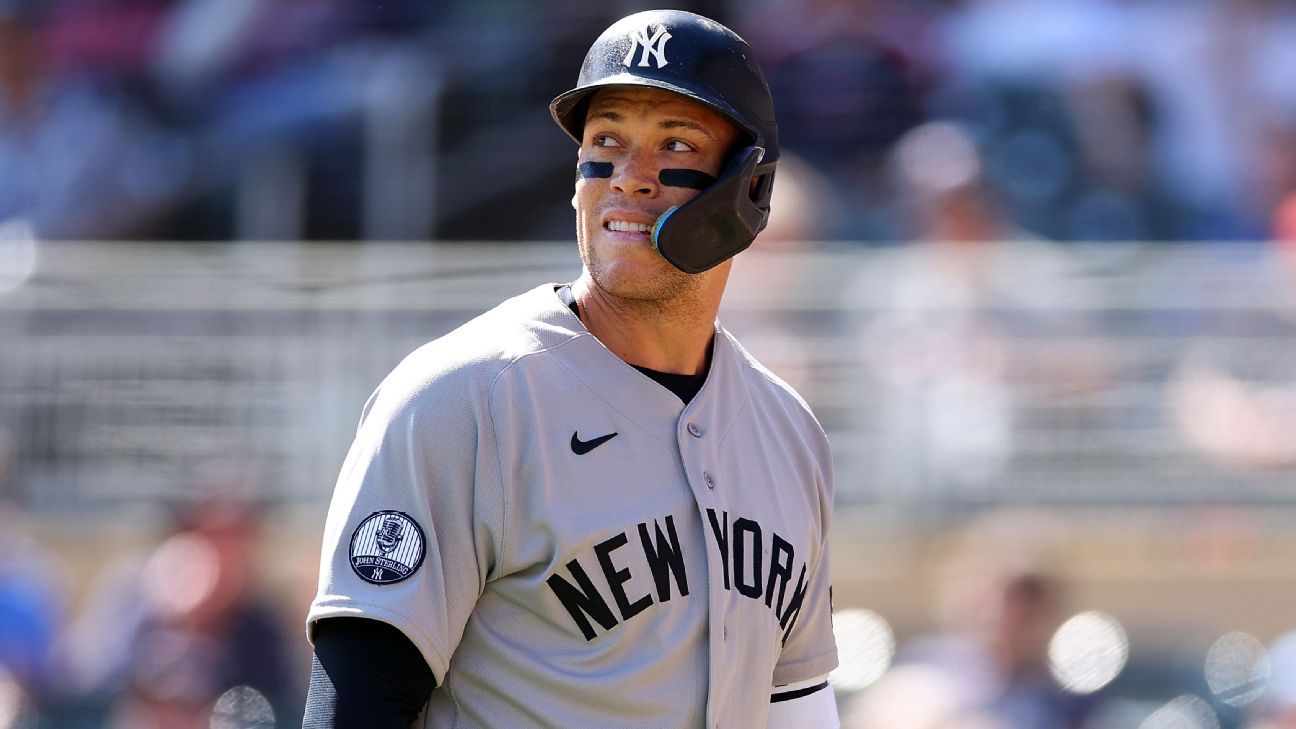 Judge not on Yankees' roster for ALDS vs. Rays
