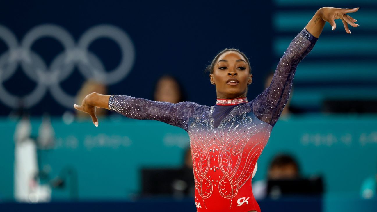 Biles undecided about 2028 Olympics amid lure of competing in L. A.