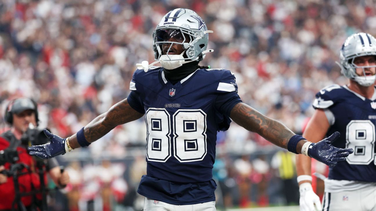 Week 4 winners and losers: CeeDee Lamb dominates Texans; D'Andre Swift struggles