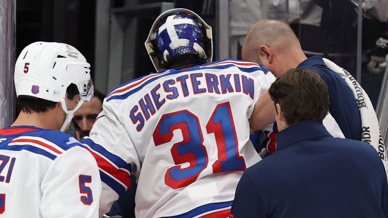 Rangers G Shesterkin out for season with right knee injury