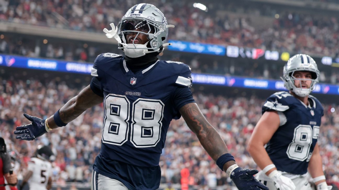 Cowboys' Lamb returns home, wows with 17-catch day: Means 'everything'