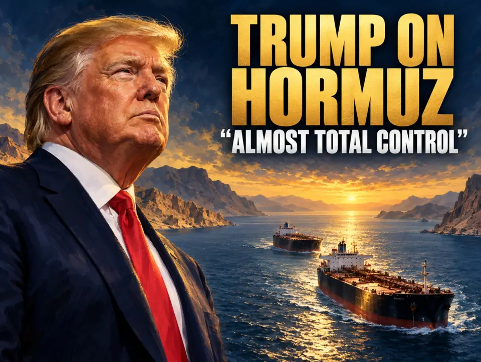 Trump: US has almost total control of the Strait of Hormuz