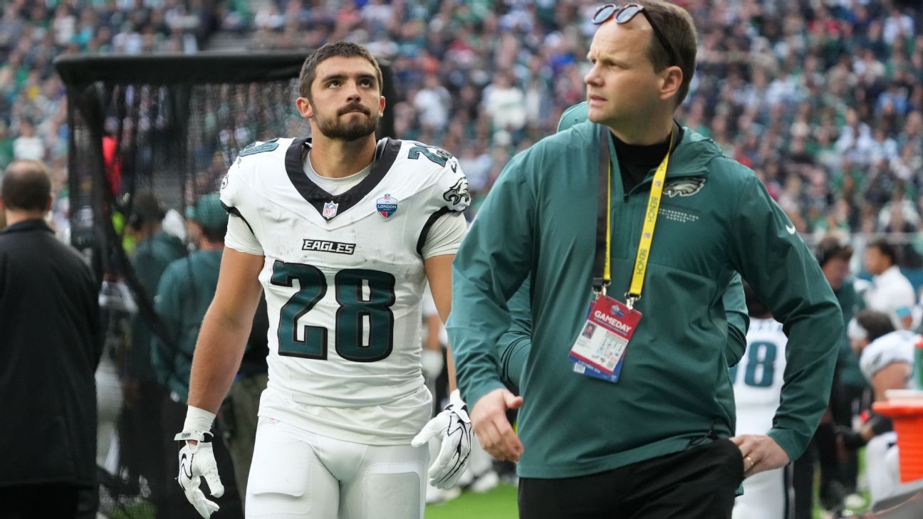 Source: Shipley latest Eagles RB likely to miss time, has plantar fascia tear